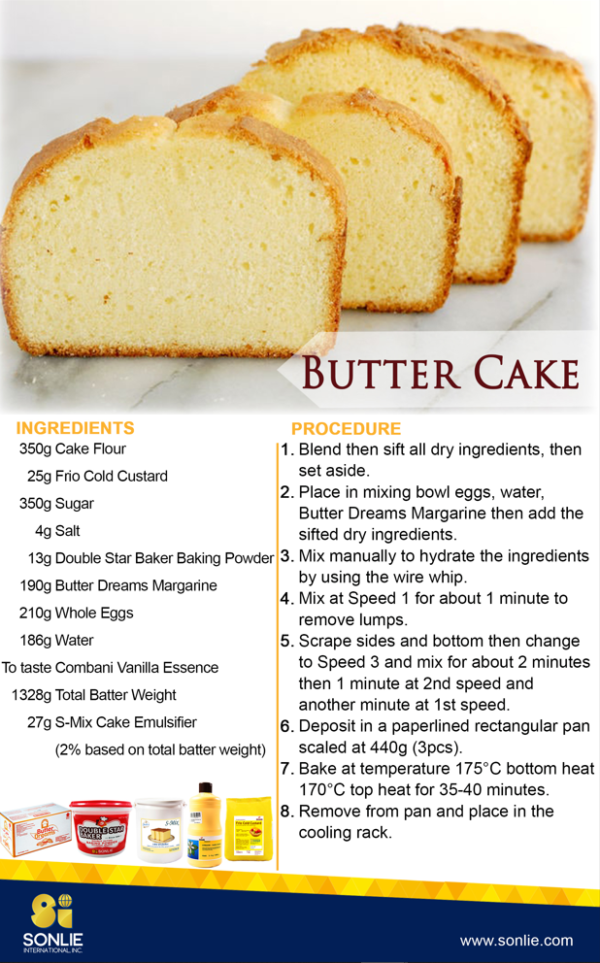 Butter Cake Sonlie International Inc